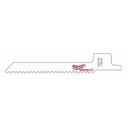 Milwaukee 3-5/8" x 10TPI Bi-Metal Super Sawzall Blade