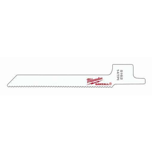 Milwaukee 3-5/8" x 14TPI Bi-Metal Super Sawzall Blade