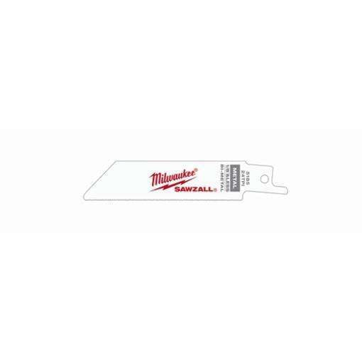 Milwaukee 48-00-5185 4" x 24TPI Bi-Metal Super Sawzall Blade