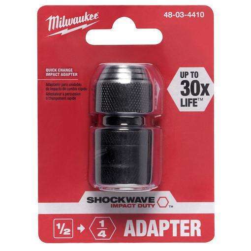 Milwaukee SHOCKWAVE 44228 SQ TO 44287 Hex Impact Adapter