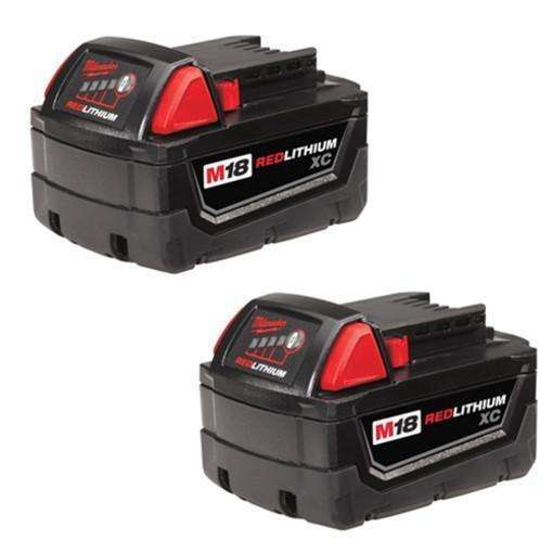 Milwaukee M18 XC High Capacity REDLITHIUM Battery Two Pack