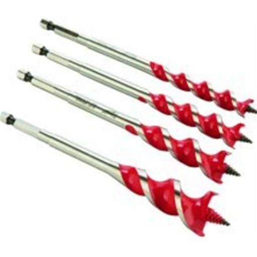 Milwaukee 48-13-0400 4 Piece Speed Feed Wood Boring Bit Set