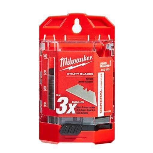 Milwaukee 75 PC General Purpose Utility Blades w/ Dispenser