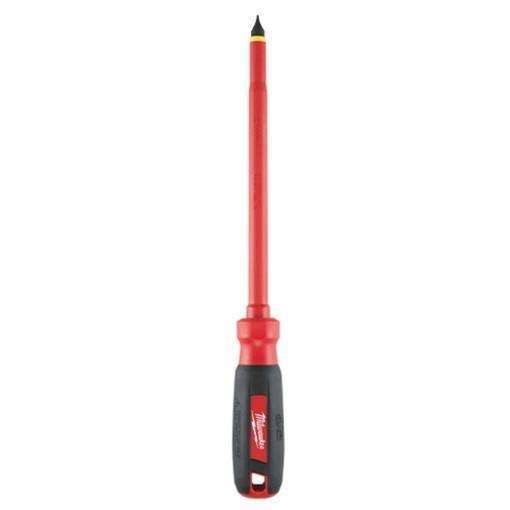 Milwaukee 3/8" Slotted - 8" 1000V Insulated Screwdriver