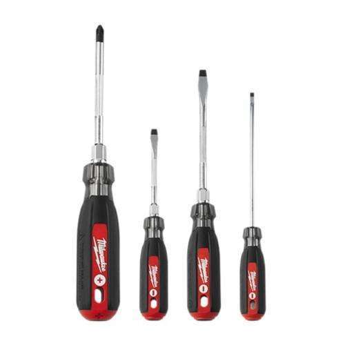 Milwaukee 48-22-2884 4 Piece Cushion Grip Screwdriver Kit