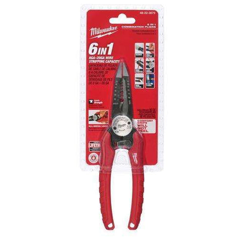 Milwaukee 8GA - 20GA 6 IN 1 Combination Wire Pliers