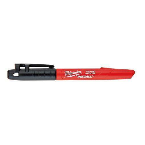 Milwaukee INKZALL Fine Point Black Marker, 12 Pack