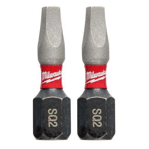 Milwaukee 48-32-4422 SHOCKWAVE 1" SQ2 Impact Bit 2PK