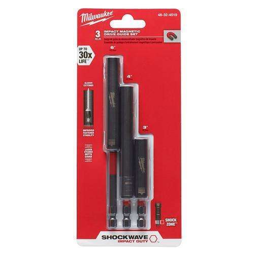 Milwaukee 48-32-4519 Shockwave 3 Pc Magnetic Drive Guide Set