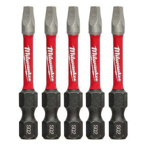 Milwaukee 48-32-4606 SHOCKWAVE 2" SQ2 Impact Bit 5PK