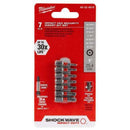 Milwaukee 48-32-4619 7 Piece SHOCKWAVE Hex Security Bit Set