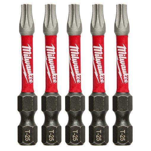 Milwaukee 48-32-4685 SHOCKWAVE 2" T25 Impact Bit 5PK