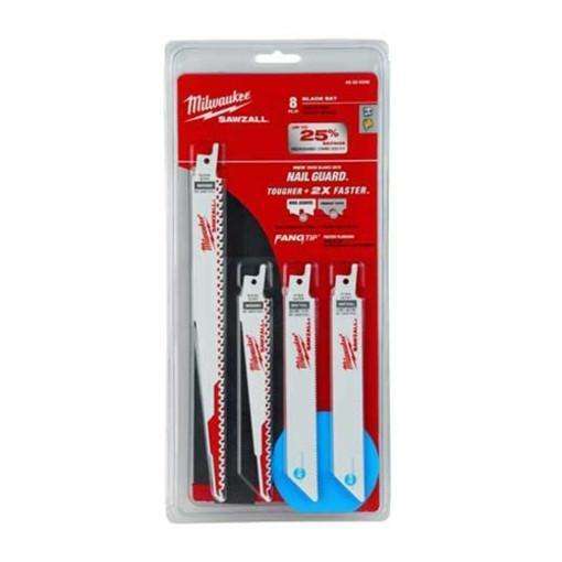 Milwaukee 49-22-0240 8-Piece Sawzall Blade Set