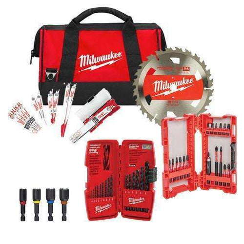 Milwaukee 51 pc Multi-Use Accessory Combo Kit w/ FREE