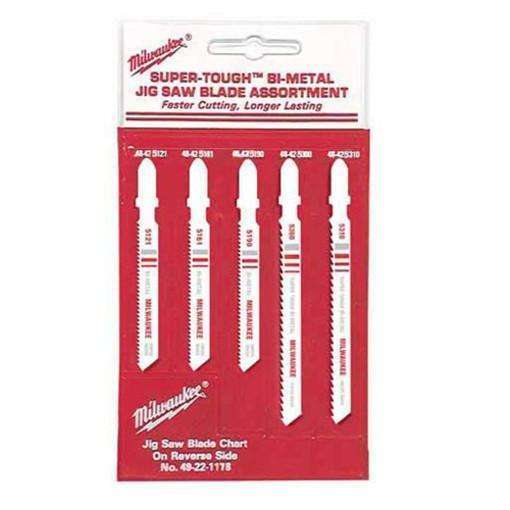 Milwaukee 49-22-1178 T-Shank Jig Saw Blade Assortment