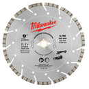 Milwaukee 49-93-7125 9" Diamond Universal Segmented Blade