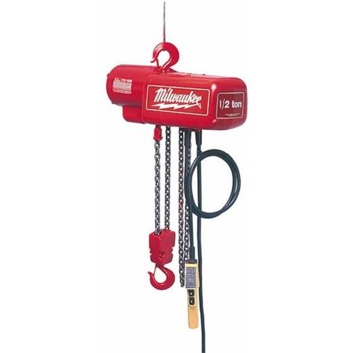 Milwaukee 9568 1 Ton Electric Chain Hoist - 20 ft.