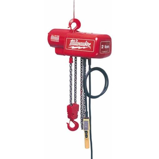 Milwaukee Professional Electric Chain Hoist-1 Ton Capacity