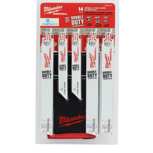 Milwaukee 49-22-1131 Ice Edge Sawzall Blade Assortment (14 Pieces)