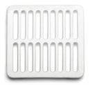 Zurn Z1900 Cast Iron Acid Resistant Enamel Full Grate P1900-GRATE