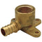 3/4" XL Brass Drop Ear Elbow, Barb x FPT QQDE44BFGX