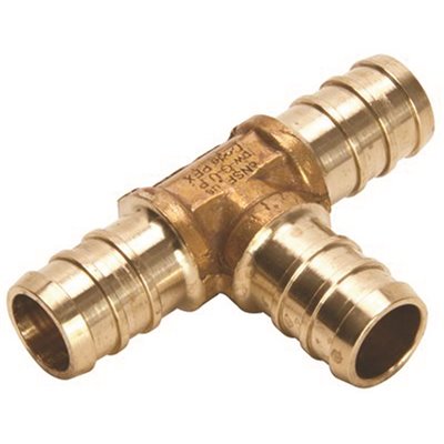 3/4" Crimp XL Brass Tee QQT433GX