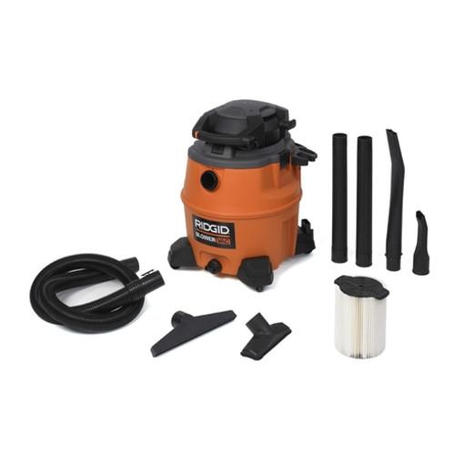 RIDGID 40128 WD1680EX 16 Gallon Wet/Dry Vac W/ Detachable Bl