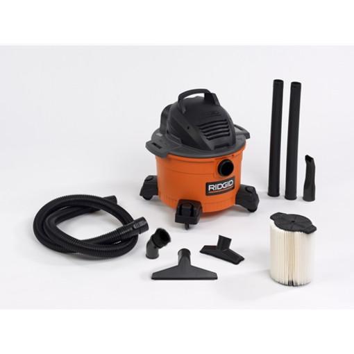 RIDGID 41343 WD0671EX 6 Gallon Wet/Dry Vac,230V European plu