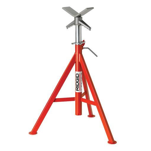 RIDGID 56662 VJ-99 V Head Pipe Stand, 28"- 52" High