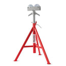 RIDGID 56672 Roller Head High Pipe Stand - Model RJ-99,