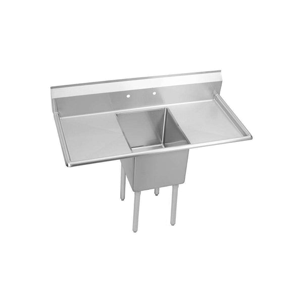 Elkay 1C24X24-2-24X 1 Comp. Sinks, 72X30 OA, 24X24X12 B, L