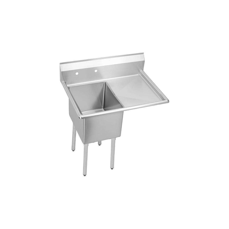 Elkay 1C24X24-R-24X 1 Comp. Sinks, 51X30 OA, 24X24X12 B, R