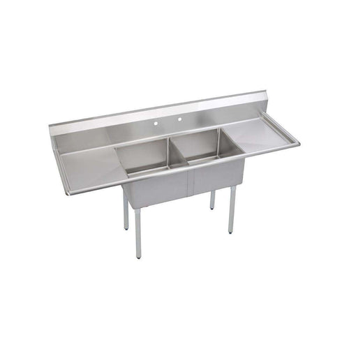 Elkay 14-2C24X24-2-24X 2 Comp. Sinks,