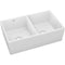 Elkay SWUF32189WH Fireclay 33 x 19.9 x 10.1 Equal Double