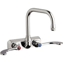 Chicago Faucets 4'' Wall Workboard Faucet W4W-DB6AE1-317ABCP