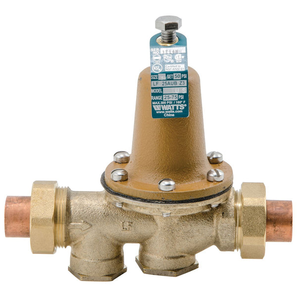 Watts LF25AUB-DU-HP-Z3(W/PRESS) 3/4 Pressure Regulator