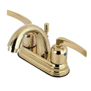 Kingston Brass KB8612EFL 4 in. Centerset Bath Faucet Brass