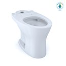 TOTO Drake Dual Flush Elongated Toilet Bowl with CEFIONTECT, Cotton White CT746CUG