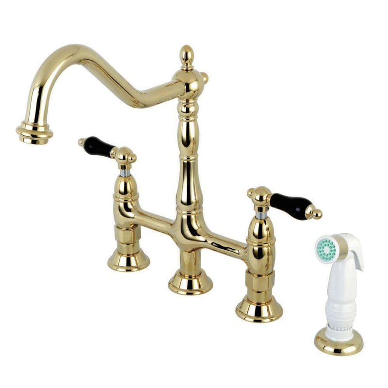 Kingston Brass KS1272PKL 8" Centerset Kitchen Faucet