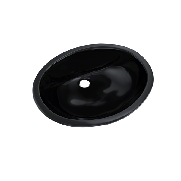 TOTO Rendezvous Oval Undermount Bathroom Sink, Ebony LT579#51