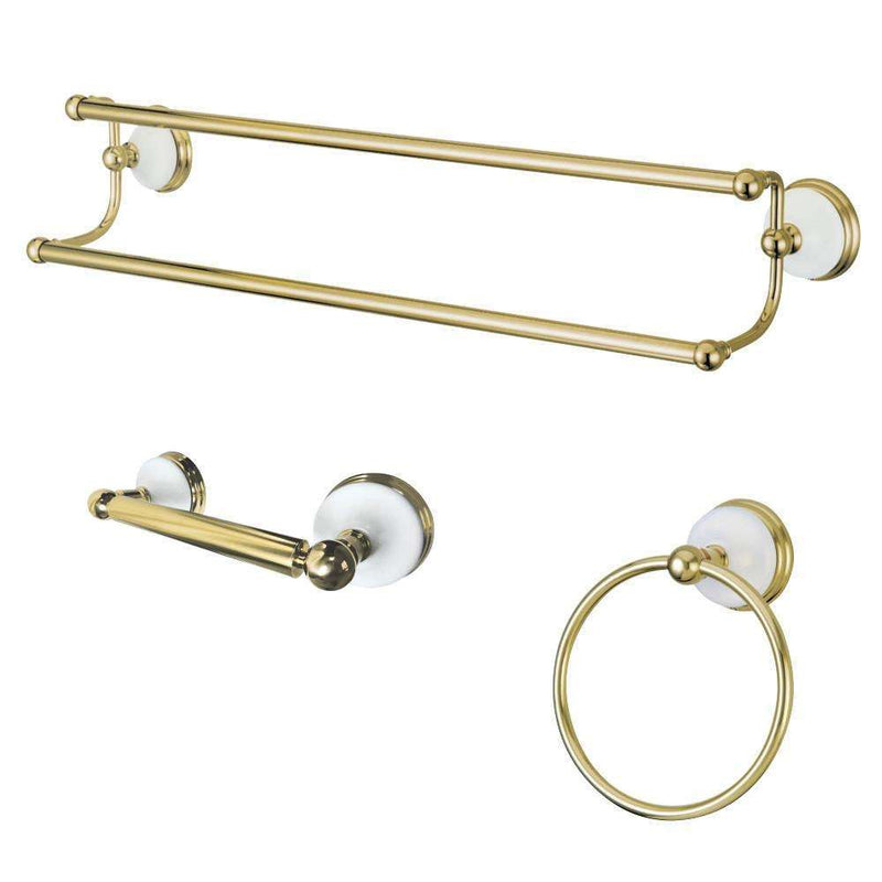 Kingston Brass BAK111348PB 3P Bath Hardware, Polished Brass