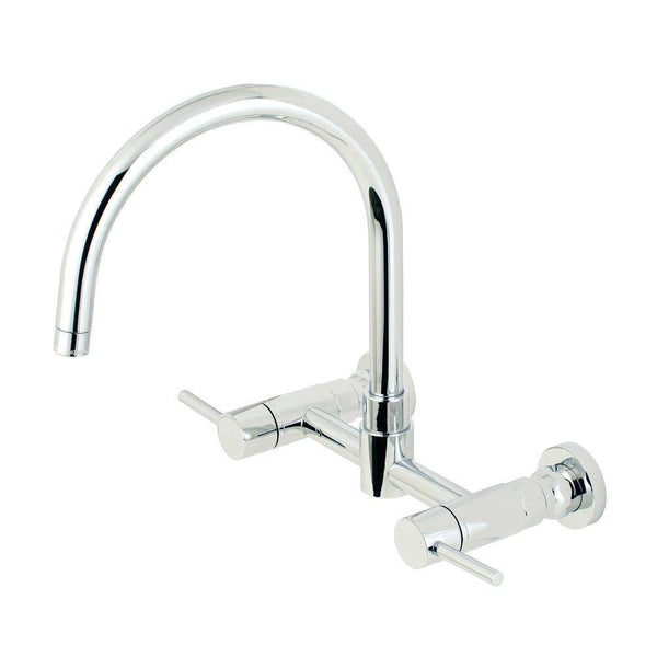 Kingston KS8171DL 8" Centerset Wall Mount Kitchen Faucet