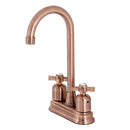 Kingston KB849ZXAC Millennium Bar Faucet, Antique Copper