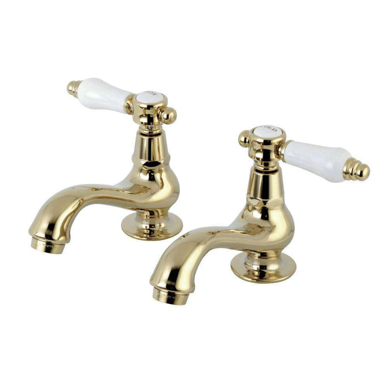 Kingston Brass KS1102BPL Basin Tap Faucet W/ Lever Hnd Brass