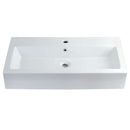 Kingston EV3217 32" x 17" Rectangular White Vessel Sink