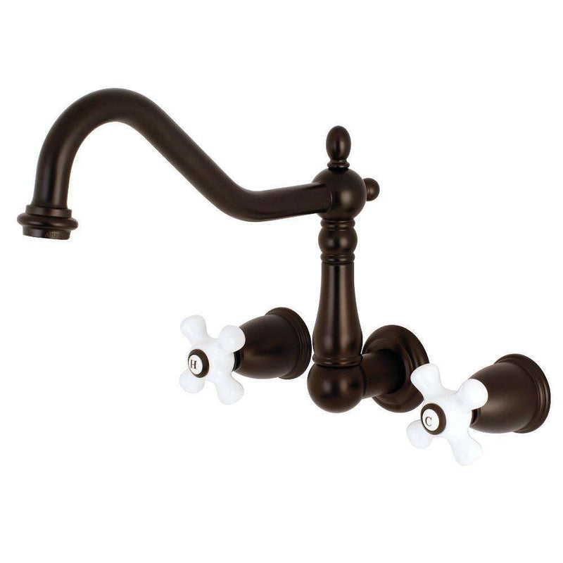 Kingston Brass KS1285PX Wall Mount Kitchen Faucet Bronze