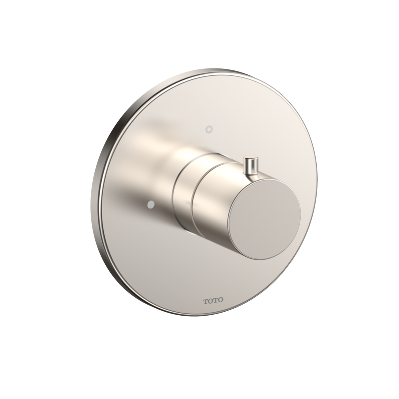 TOTO Round Volume Control Valve Shower Trim, Brushed Nickel TBV01101U