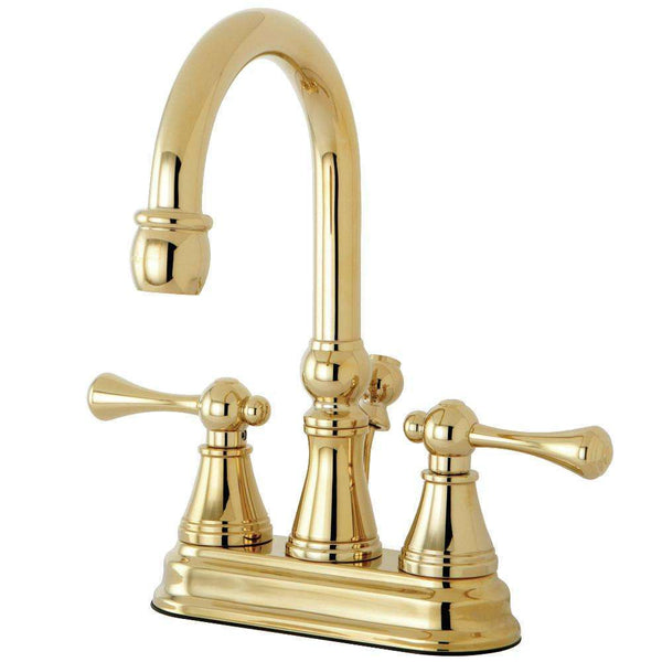 Kingston Brass KS2612BL 4 in. Centerset Bath Faucet Brass