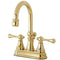 Kingston Brass KS2612BL 4 in. Centerset Bath Faucet Brass