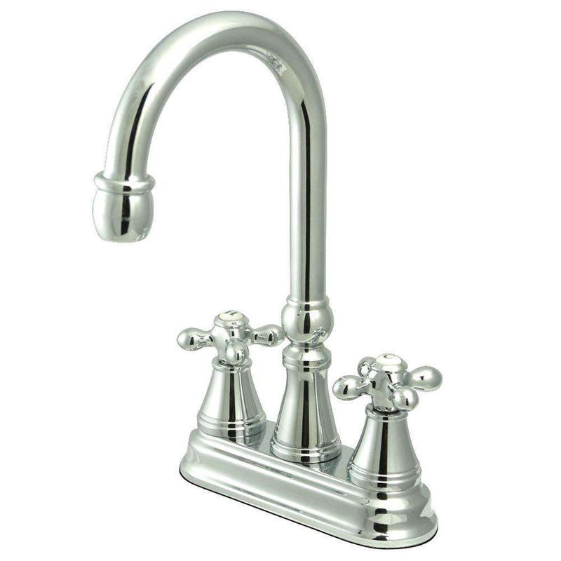 Kingston Brass KS2491AX Bar Faucet, Polished Chrome